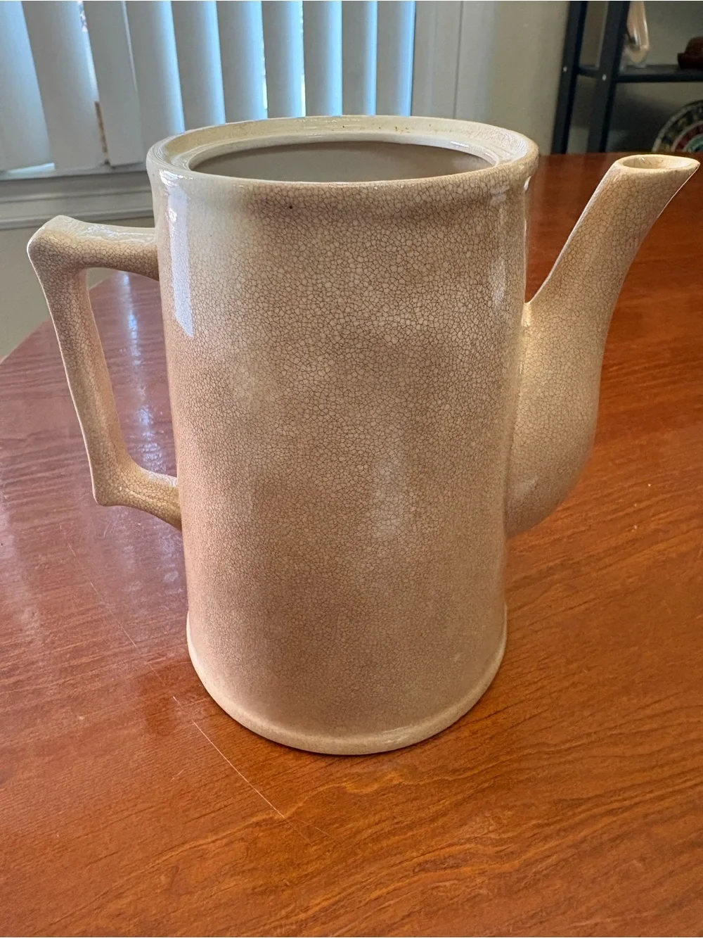 Ceramic Rooster Tea Pitcher - Yellow & Brown